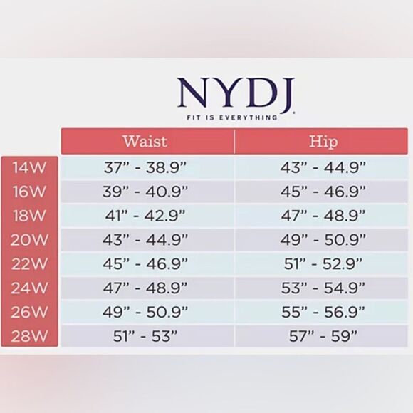 NWT NYDJ Mia Palazzo Jeans- Westminster - Picture 5 of 10